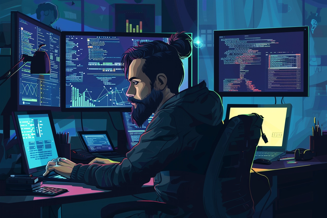 Image illustrant un expert en développement web